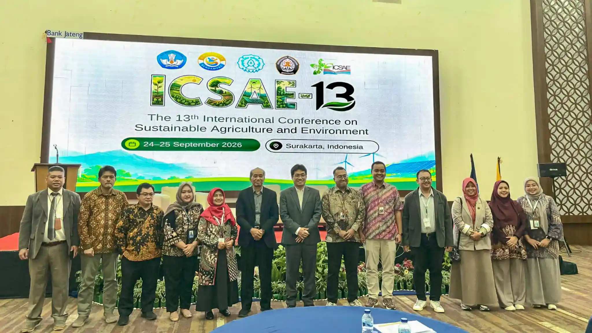 Dokumentasi resmi kegiatan FPP UNDIP dan P3BB UNS Selenggarakan Konferensi Internasional ICSAE 2026 Bahas Pertanian dan Lingkungan Berkelanjutan di Universitas Diponegoro